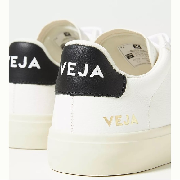 VEJA *NEW* Campo Leather Sneakers in Black -SOLD OUT EVERYWHERE! - Picture 5 of 12